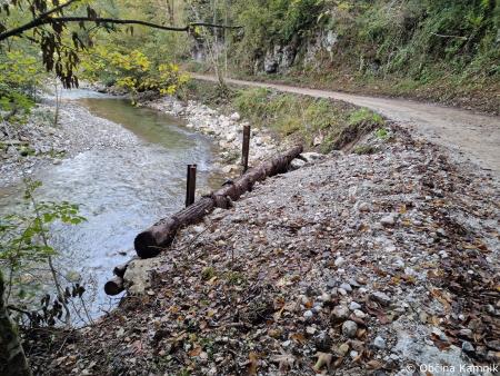 Sanacijska obnova gozdnih cest po poplavah (5)